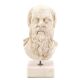 Plaster bust of a Greek man Socrates, 1970s