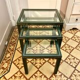 Nesting coffee tables by Pierre Vandel