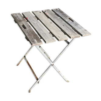 Garden lounge 4 chairs and folding table