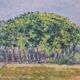 Christian Xapella (1927-2021) - Huile sur isorel - La madeleine à Grand Champ - Signée