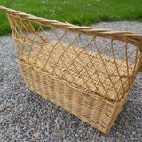 rattan bench chest