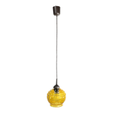 1970s modernist hanging lamp, poland