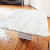 Square marble coffee table
