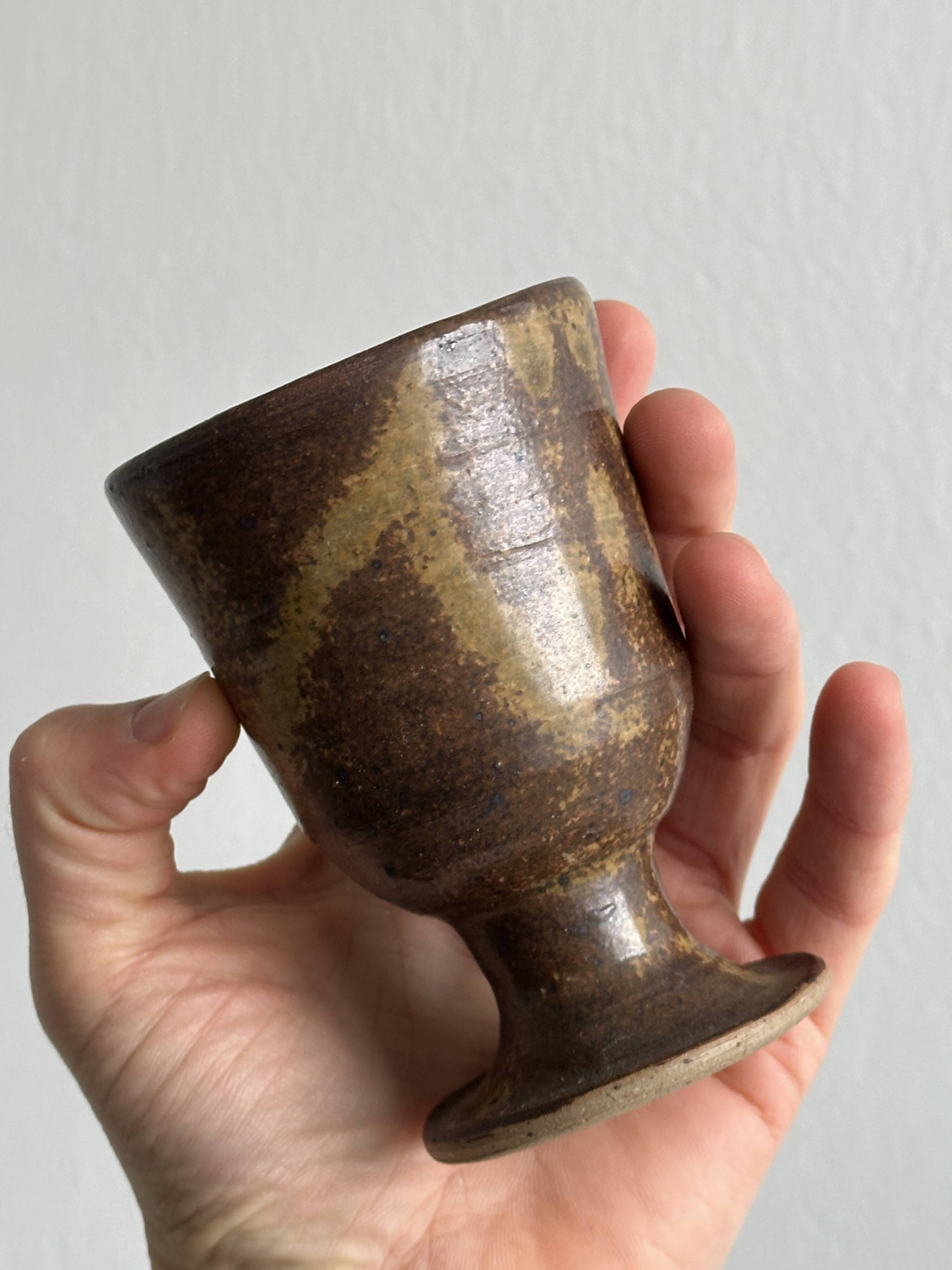 Small old stoneware mug