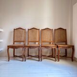 4 chaises cannage