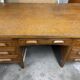 Teacher's desk from the 1950s on legs.