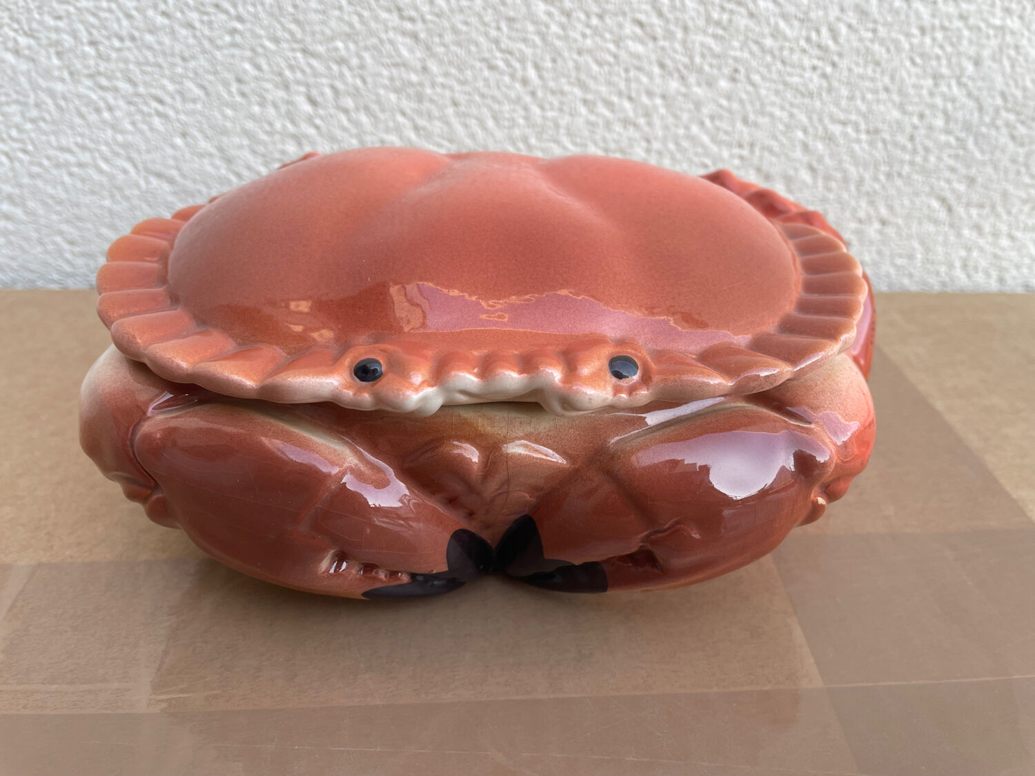 Crab box signed Michel Caugant