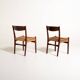 Pair of Scandinavian teak chairs, 1960s