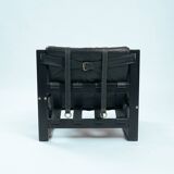 Chaises longues brutalistes avec repos-pieds de Sonja Wasseur, années 1970