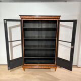 Biedermeier Bookcase, Cherry Veneer, South Germany 1820
