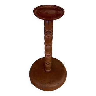 Ashtray holder, hat holder, turned wooden hat holder, 1950