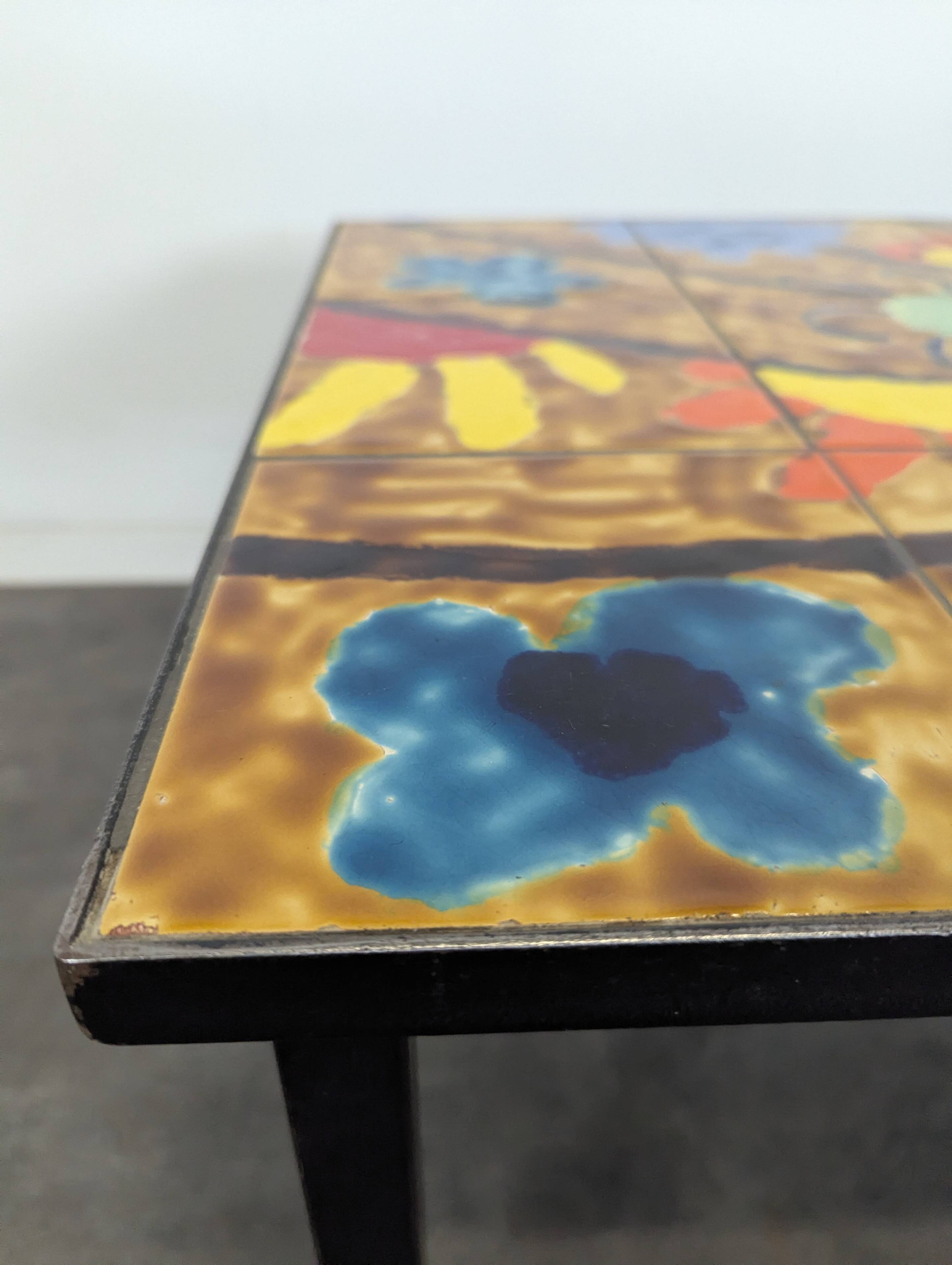 1960s ceramic coffee table