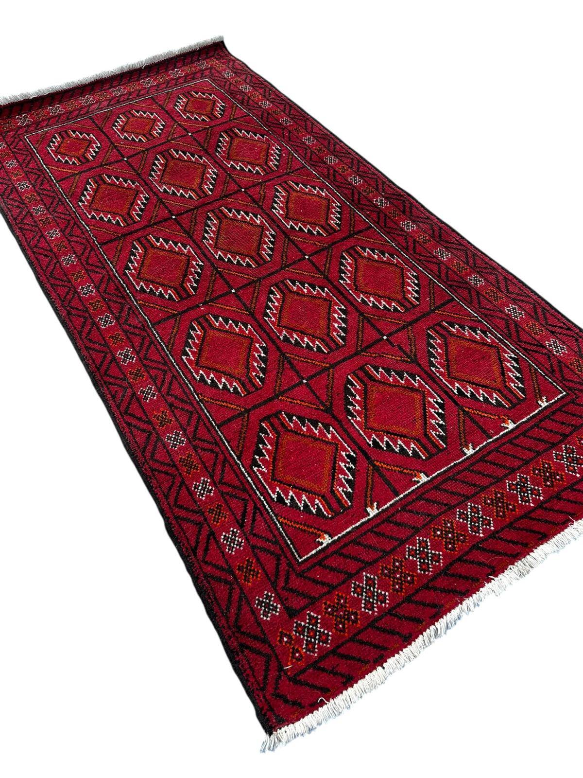 Handmade Persian rug 200cm x 100cm