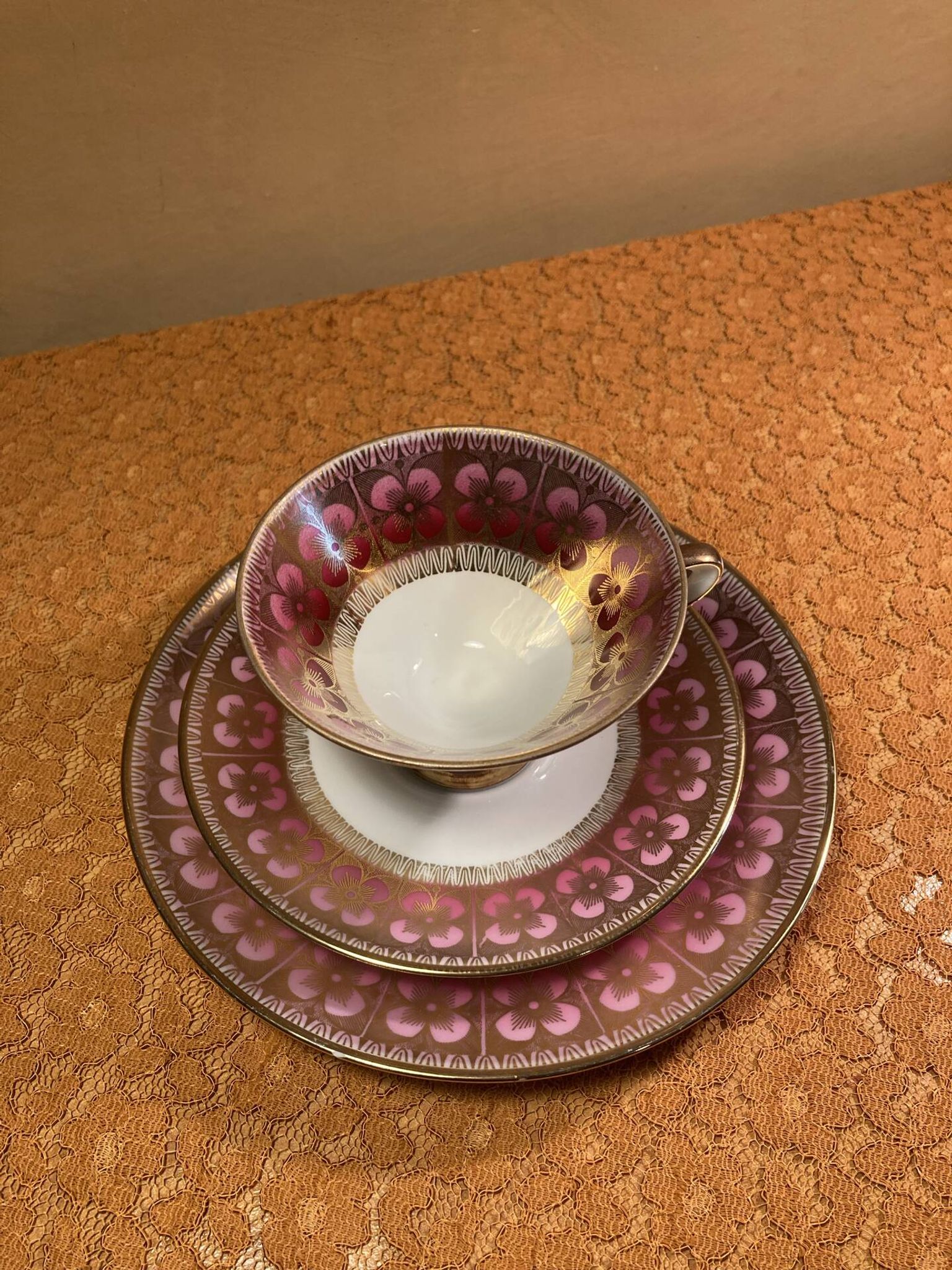 Ensemble petit déjeuner Bavaria vintage chic