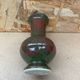 Old vase le cep green & red sandstone made in france vintage