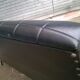 Vintage black skai sofa