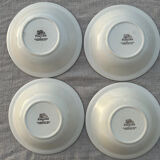 Lot de 4 assiettes creuses Pinewood