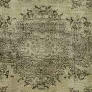 One-of-a-kind turkish handwoven vintage rug - rustic vintage charm 282x 164
