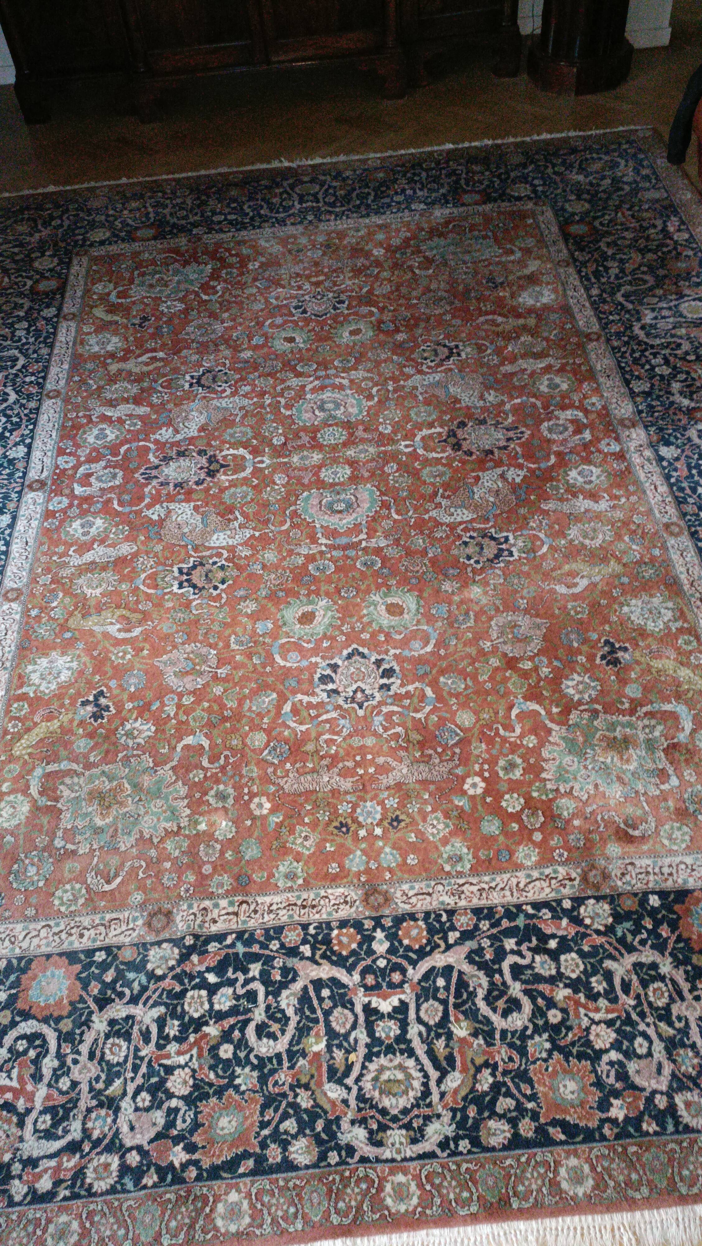 Tapis d'orient, 275x300cm