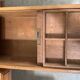 19th century walnut stepped desk