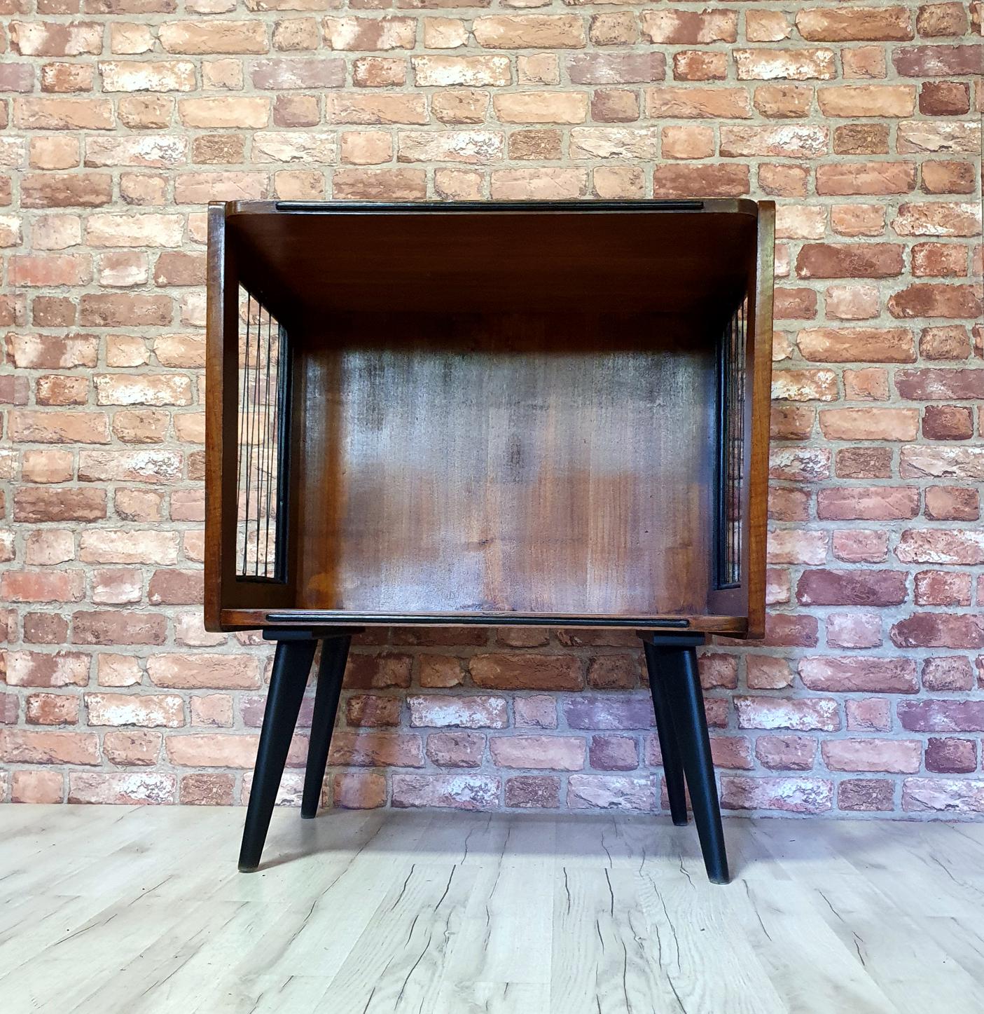Renovated TV cabinet, type 600-204 with strands, PRL, 1960s