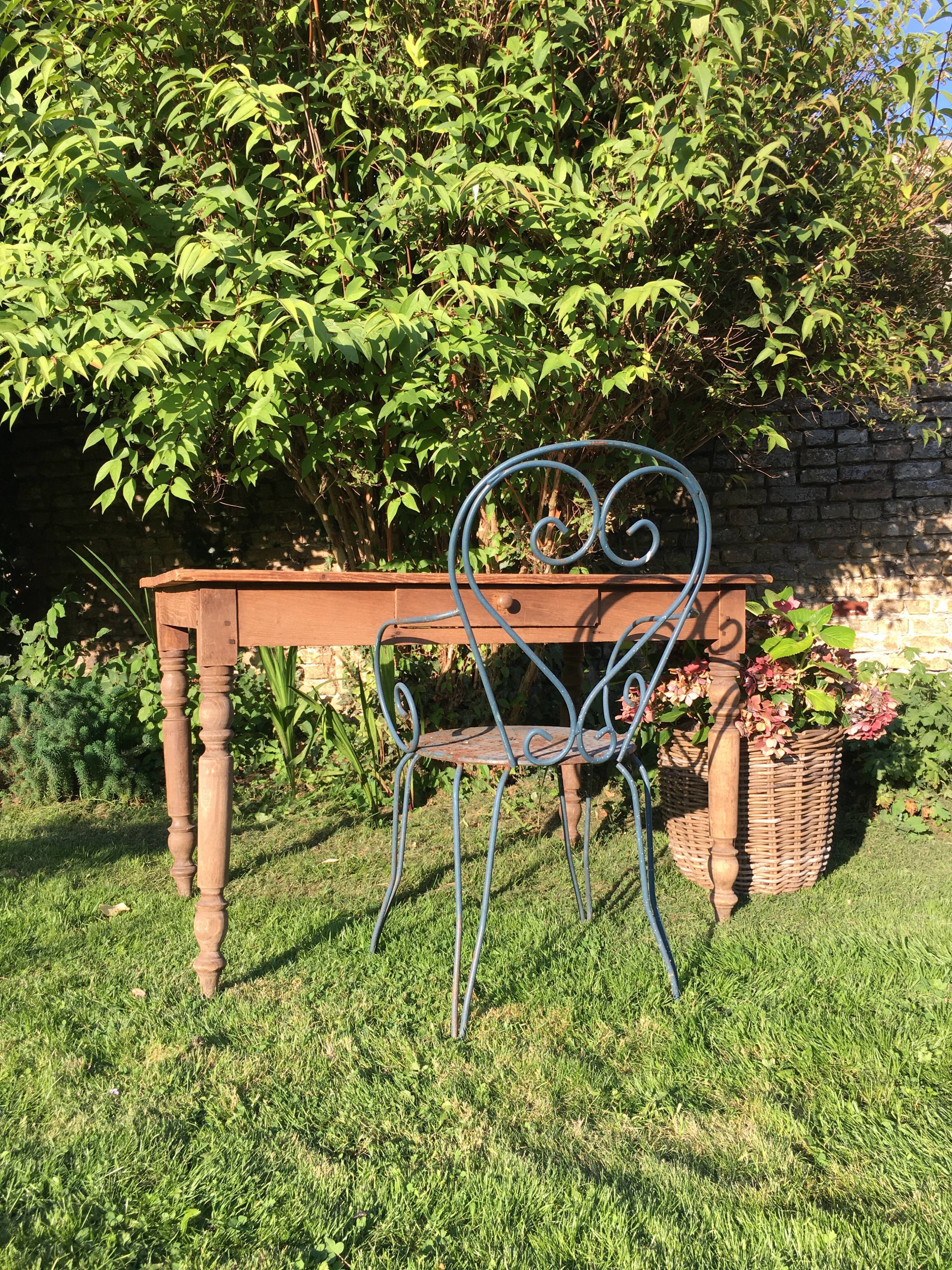 Drawer farmhouse table
