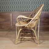 Rattan bench