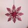 Bamboo Red Color Star Chandelier 60x10 cm, Bamboo Hanging Star Lighting