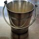 Ice bucket, 1930s period, silver-plated metal, 11 cm high