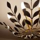 Large Vintage Floral Pendant Light , 1950s