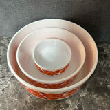 Vintage lotus arcopal salad bowl