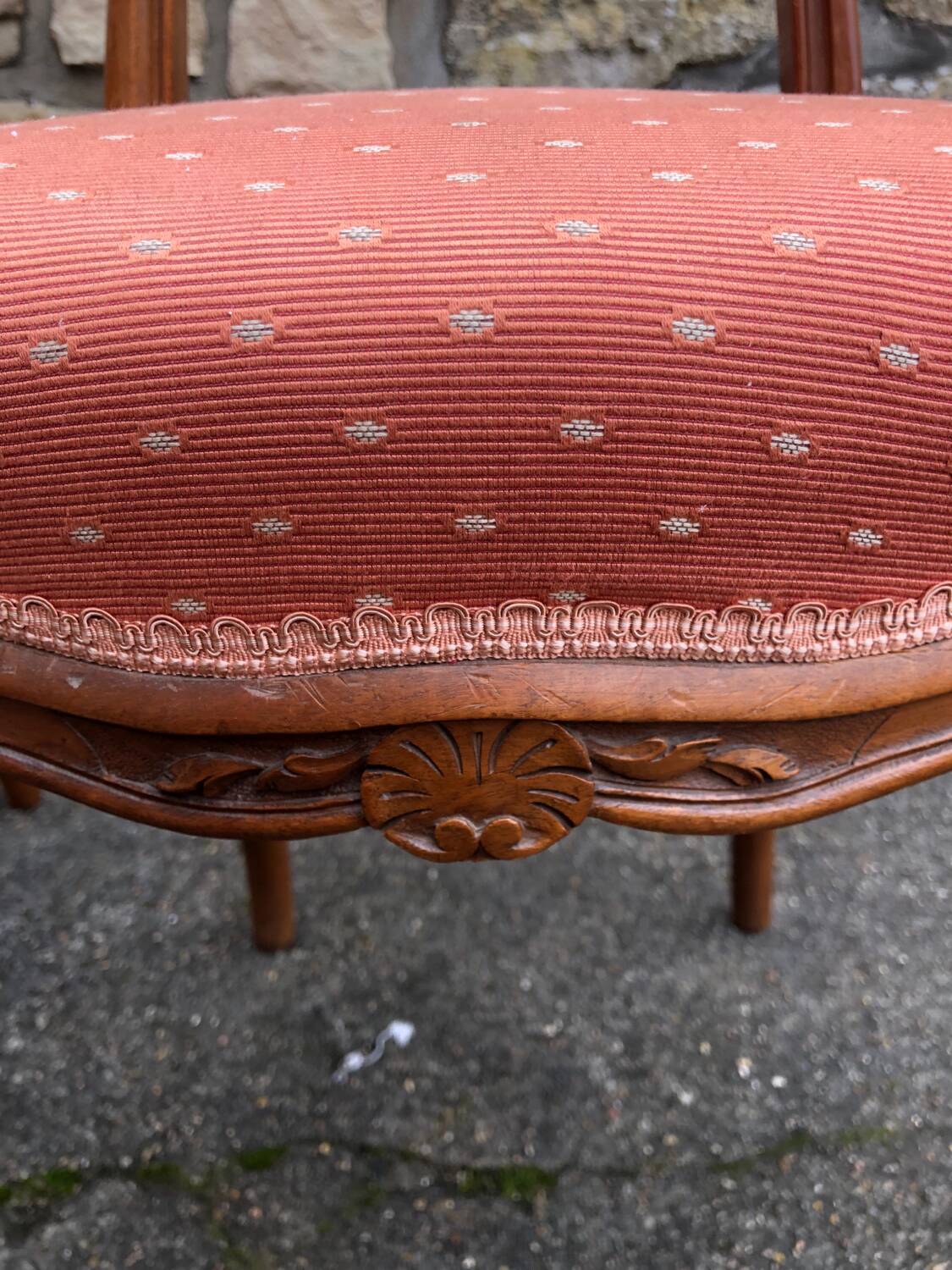 Pair of antique bedroom chairs