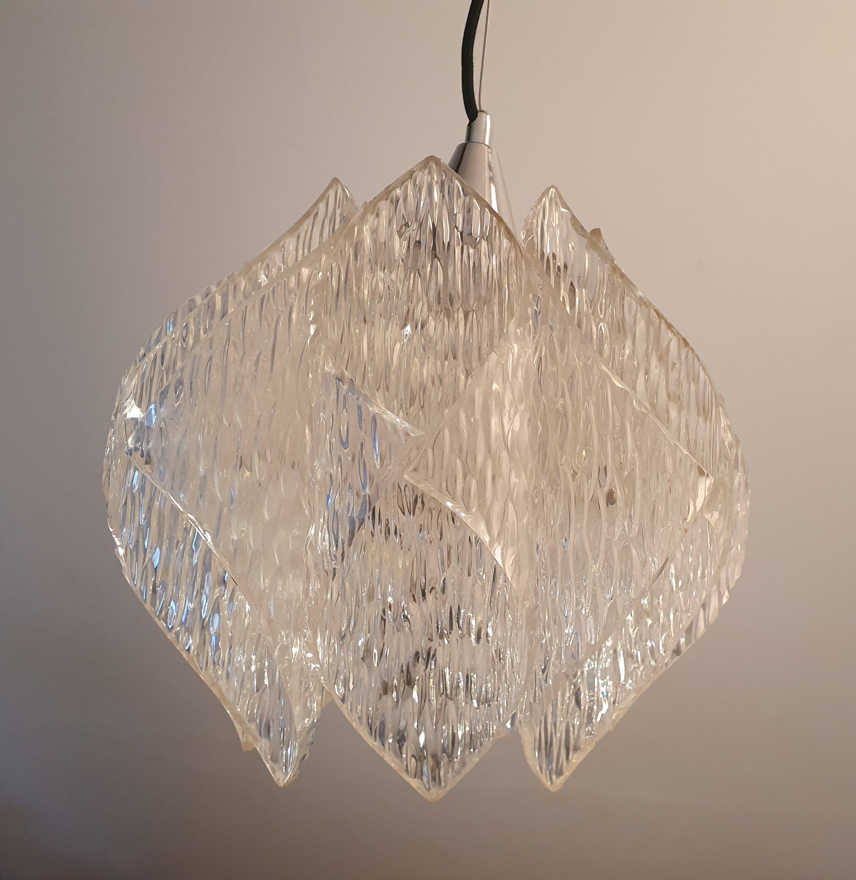 Gangkofner space age pendant light from the 70s