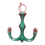 Vintage green pendant light