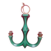 Vintage green pendant light
