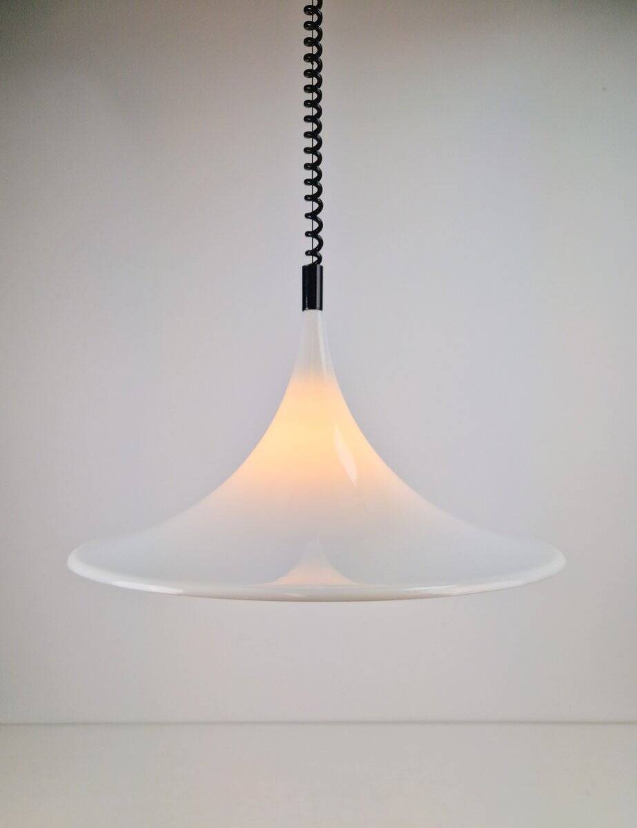 Vintage Space Age Witch Hat Pendant Lamp by Harco Loor, 1980