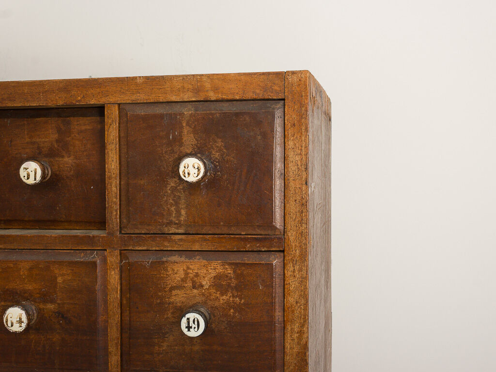 Trade cabinet with 96 drawers