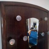 Art deco wall-mounted locker room