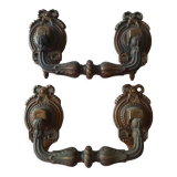 Bronze handles XIXth