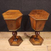 Paire de tables d'appoint italiennes du XIXe siècle