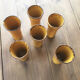 Service carafe et verres céramique jaune