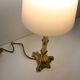 Vintage bamboo style brass lamp 70's signed cattadori