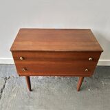 1960s Mid-Century vintage petite chest of drawers