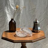 Small glass candy box Cristal d'Arques France