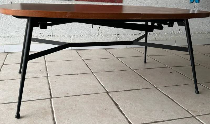 Scandinavian vintage teak evolving table