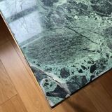 Table basse marbre vert et laiton doré style néoclassique Maison Jansen