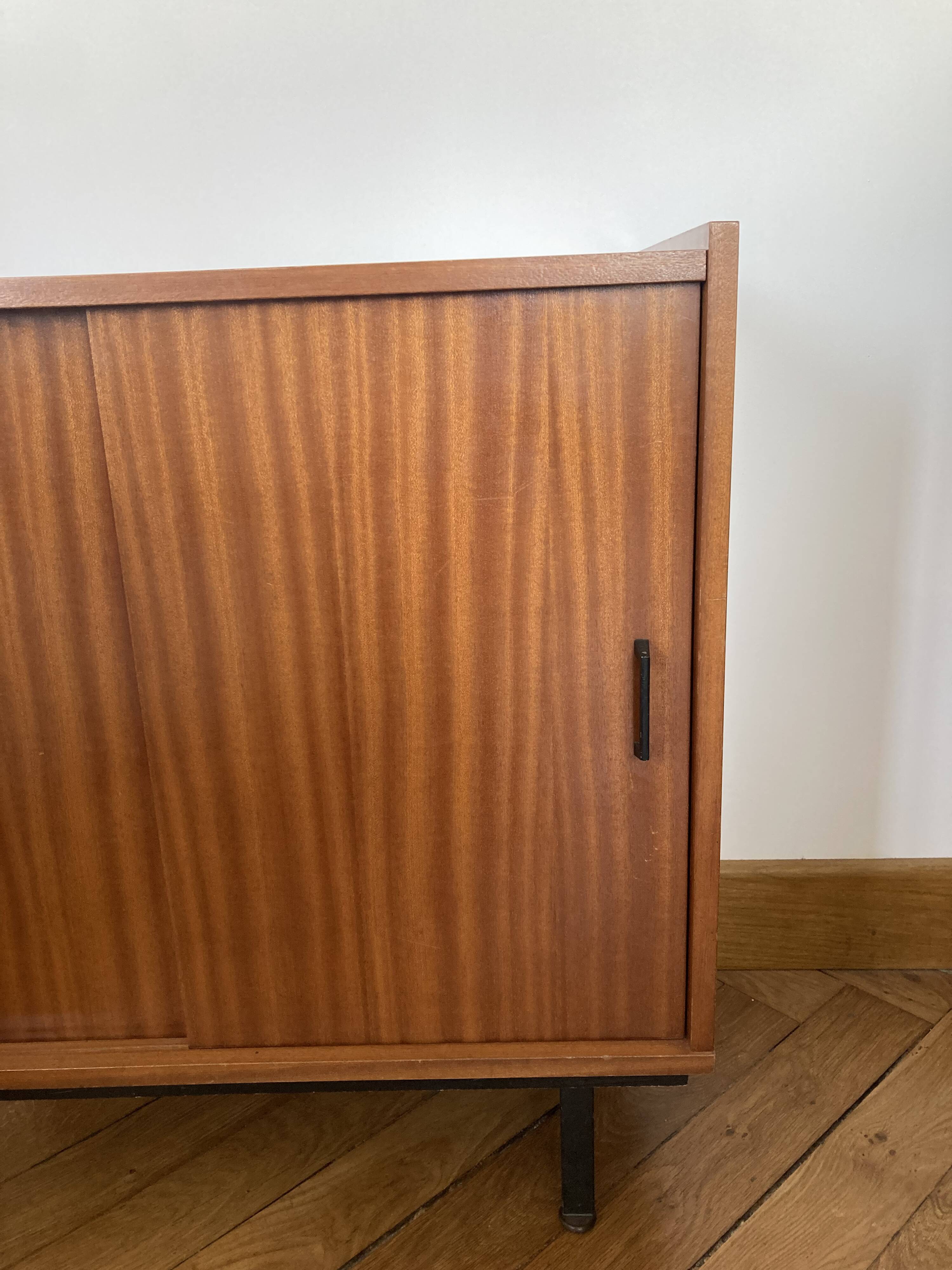 Sliding door cabinet