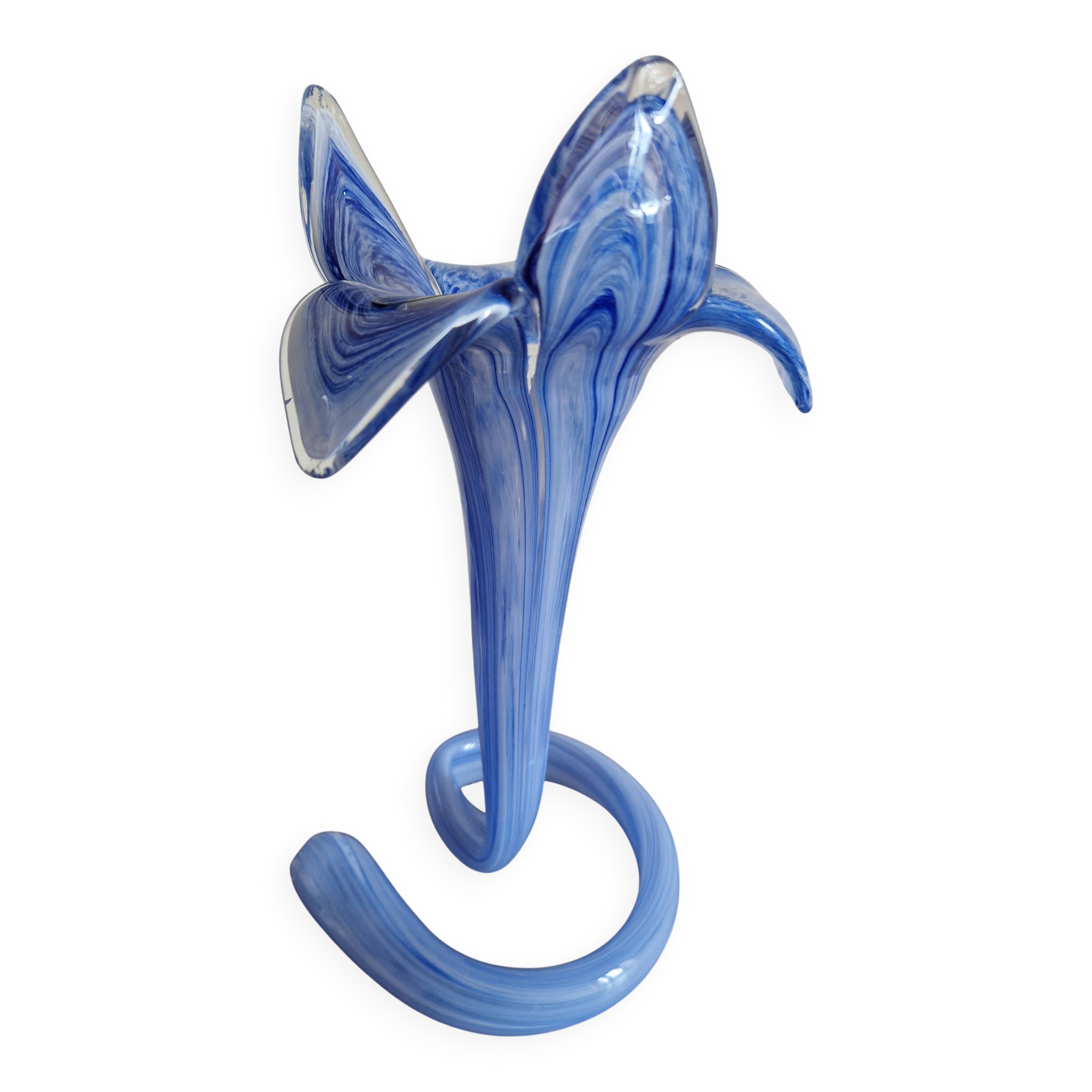 Vase en verre soufflé Murano - Arte Kristall Mery