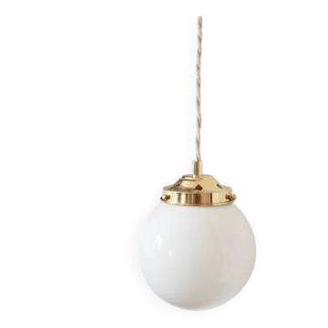 White opaline lamp