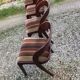 Table ronde à manger extensible Baumann et 4 chaises gondole
